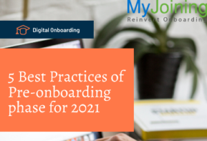 Read more about the article 5 Best Practices of Preonboarding Phase for 2021